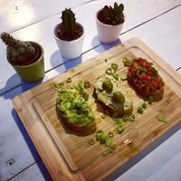 vegan tapas at Chilantro Garden Bar in Bratislava