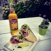 burrito fusion at Chilantro Garden Bar in Bratislava