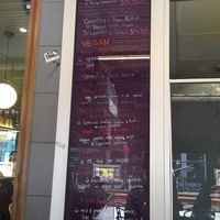 Vegan / Vegetarian menu at Cafe Essen in Canberra