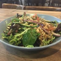 spicy brown rice and tofu salad! at Cafe Essen in Canberra
