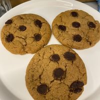 Vegan chocolate chip cookies  at DreamCATchers in Ghent