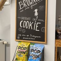 Snack board and popcorn choices  at DreamCATchers in Ghent