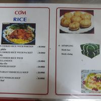 Menu inside at Au Lac Chay - Hoagn Hoa Tham in Nha Trang