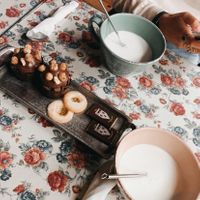 Praline Hazelnut hot chocolate  at The Old Chocolate House in Bruges