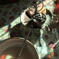 Dark belgian hot chocolate with almond milk at The Old Chocolate House in Bruges