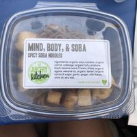 Spicy Soba Noodles at The Juicery in Newburyport