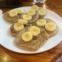 Vegan banana pancakes   at Nhat Da in Hoi An