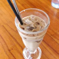 coffee with homemade soy milk - very nutty flavour at Nhat Da in Hoi An