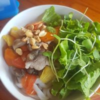 Noodle dish. at Nhat Da in Hoi An