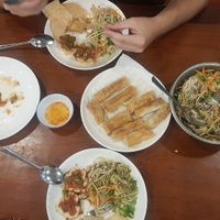 Cooking class. Salad, Tofu and spring rolls at Nhat Da in Hoi An