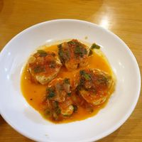 Tofu with tomato and cinnamon sauce at Nhat Da in Hoi An