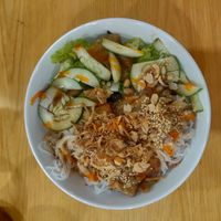 Noodles and veggies  at Nhat Da in Hoi An