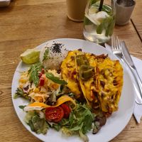 Veggie Taccos at Kafe Doma in Litomerice