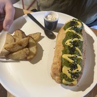 Choripan   at Consulado Vegetal in Jardin