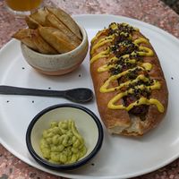 Choripan at Consulado Vegetal in Jardin