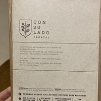 Menu includes eggs  at Consulado Vegetal in Jardin