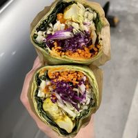 Tasty wrap! Would give a 7/10😄  at Street Organics in Takapuna