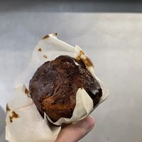 Muffin - a bit burnt and dried out. Would recommend not heating up 😆  at Street Organics in Takapuna