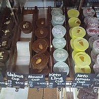 selection of vegan sweets at Street Organics in Takapuna