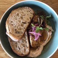 Harissa Mediterranean smash   at Street Organics in Takapuna