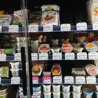 Vegan cheese options at Biodelice in Corsica