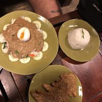 gado gado (extra rice and tempeh) tastes like heaven at Catur'z Coffee Club in 