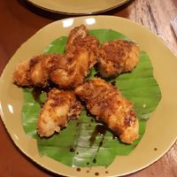 Fried banana with caramel sauce at Catur'z Coffee Club in 