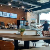 The interior at Tasty Donuts & Coffee in Hoofddorp