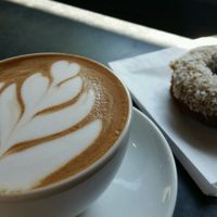 Morning glory vegan donut at Oblivion Comics and Coffee in Sacramento