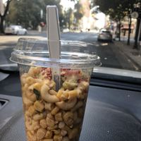 Elote salad at Oblivion Comics and Coffee in Sacramento