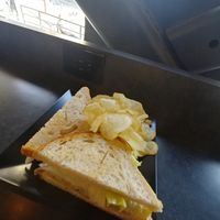 Avocado & Chickpea Sandwich at Oblivion Comics and Coffee in Sacramento