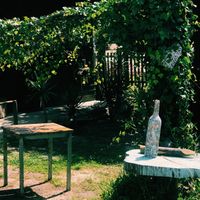 The outdoor space  at Nautic Bar in Praia De Mira