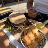 Burger Soya  at Nautic Bar in Praia De Mira