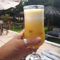 Pineapple-Ginger-Pear Juice at Nautic Bar in Praia De Mira