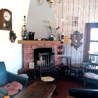 Fireplace at Nautic Bar in Praia De Mira