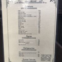 Menu at Nautic Bar in Praia De Mira