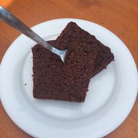 choco-banana cake at Panoramarestaurant Wallberg in Rottach-egern