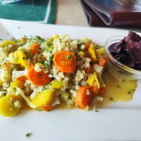 Tessiner Graupenrisotto at Panoramarestaurant Wallberg in Rottach-egern