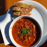 Chili sin carne at Panoramarestaurant Wallberg in Rottach-egern