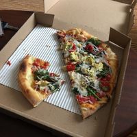 It took a while to reset my password so there’s only half a pizza left! at SPIN Neapolitan Pizza in Richardson