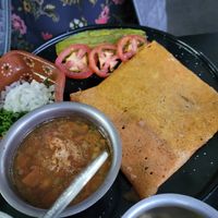 Queso Relleno/Stuffed Cheese (I get it filled with the cecina meat!) at Por Siempre Vegana Vol II in Mexico City