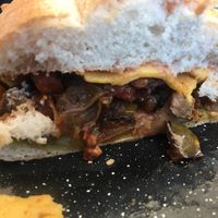 Torta  at Por Siempre Vegana Vol II in Mexico City