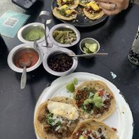 Tacos  at Por Siempre Vegana Vol II in Mexico City