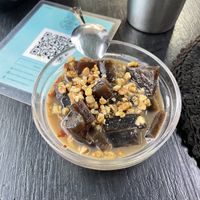 Gelatina de cafe  at Por Siempre Vegana Vol II in Mexico City