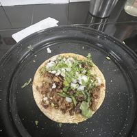 Bistec taco  at Por Siempre Vegana Vol II in Mexico City
