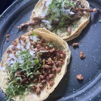 Tacos deliciosos   at Por Siempre Vegana Vol II in Mexico City