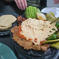 Molcajete 🤤🤤🤤 at Por Siempre Vegana Vol II in Mexico City