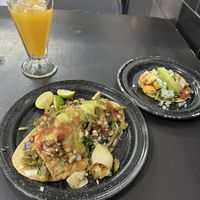 Jugo de Naranja & Huarache  at Por Siempre Vegana Vol II in Mexico City