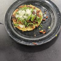 Chorizo taco   at Por Siempre Vegana Vol II in Mexico City