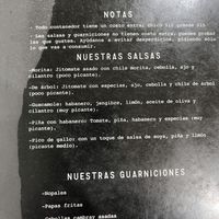 Menu   at Por Siempre Vegana Vol II in Mexico City